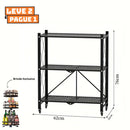 [Leve 2 Pague 1] Prateleira Dobrável Multiuso 5 em 1 + BRINDE: Porta Tempero Giratório (Cópia)