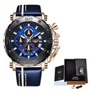 Mens Watches Top Brand Luxury Quartz Watch For Men Waterproof Sport Big