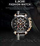 Mens Watches Top Brand Luxury Quartz Watch For Men Waterproof Sport Big