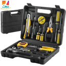 8/9/12/13Piece Tools Set General House hold Hand Tool Kit with Plastic Toolbox Storage Case