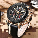 Mens Watches Top Brand Luxury Quartz Watch For Men Waterproof Sport Big