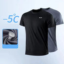 Men's Quick Dry Short Sleeve Gym Running  T-Shirt Training Exercise Gym