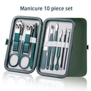 Ouriner 6-18Pcs Portable Manicure Sets Pedicure Kits Bright