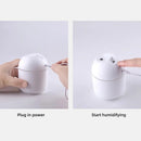 USB Mini Air Humidifier Aroma Essential Oil Diffuser For Home  with LED Color Lamp