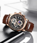 Men's Watches Waterproof Watch for Men Chronograph Fashion Quartz