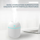 USB Mini Air Humidifier Aroma Essential Oil Diffuser For Home  with LED Color Lamp