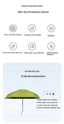 Mini Sun Umbrella Pocket Rain
