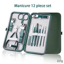 Ouriner 6-18Pcs Portable Manicure Sets Pedicure Kits Bright