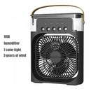 New 3 In 1 Fan AIr Conditioner Household Mini Air Cooler LED